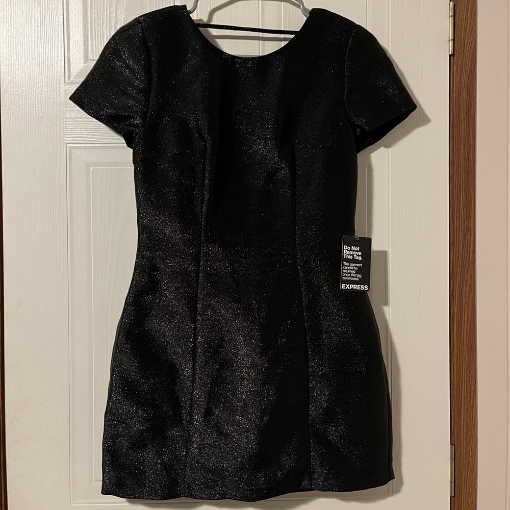 NWT Black Mini Sparkly Dress